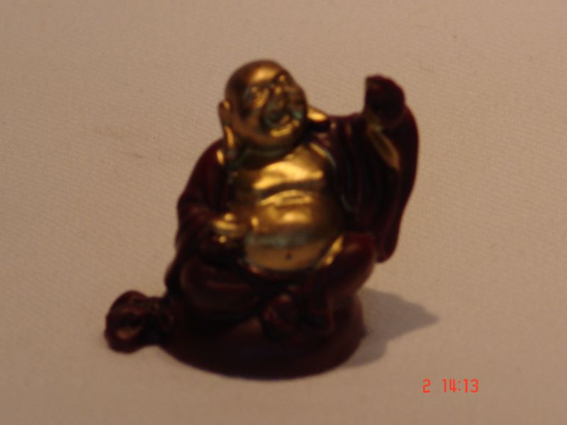 6951-11 "Happy Buddha" Poly Stone