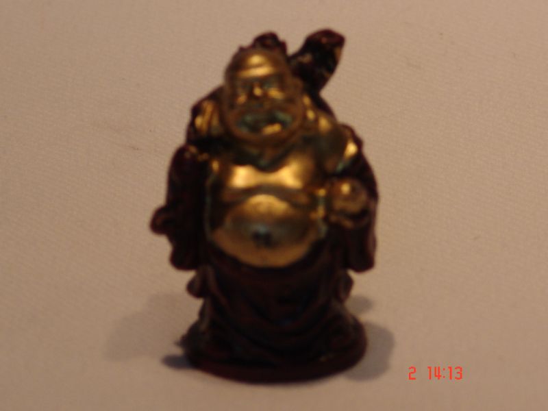 6951-12 "Happy Buddha" Poly Stone